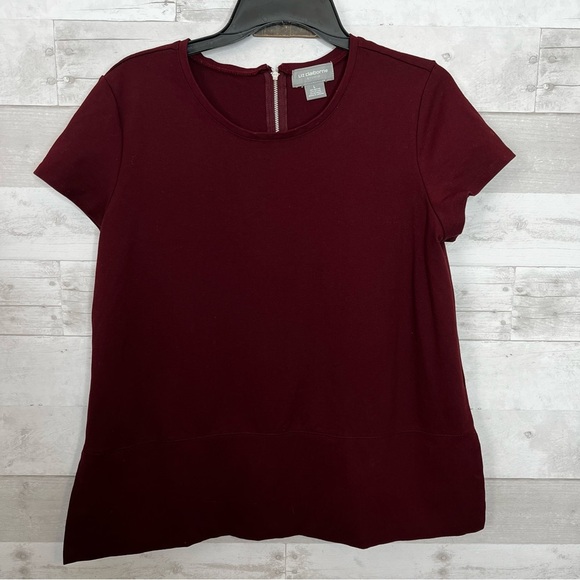Liz Claiborne Burgundy Blouse - Picture 1 of 3